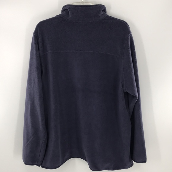 NEW 32 Degree Heat Gray Navy Sweater Size XL Snap-On Front Mock Neck Soft Fuzzy - Picture 6 of 16